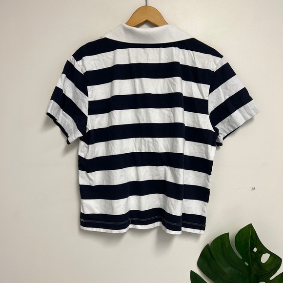 H&M striped boxy polo - Picture 3 of 3